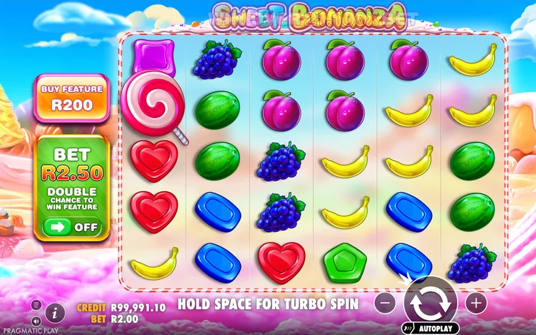 Sweet Bonanza winning spin